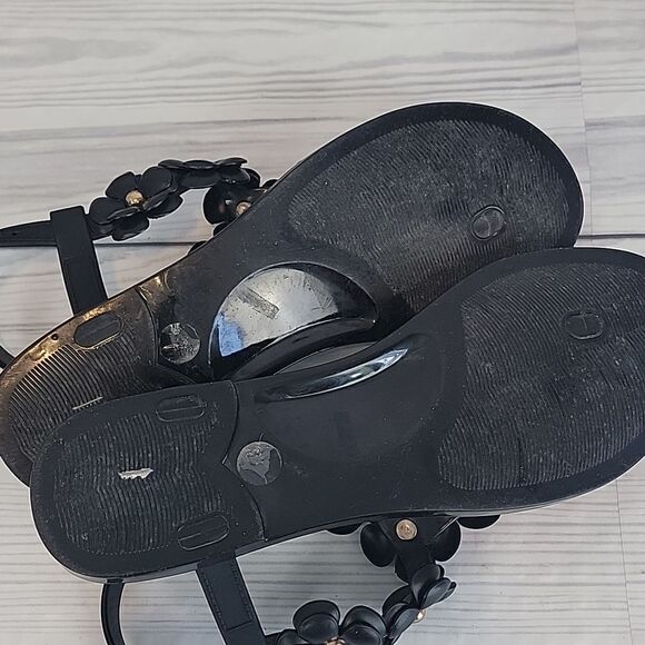 Bamboo floral slingback thong sandals Women's Size 8 ( Euro 38 ) - Picture 8 of 10